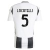 Juventus Locatelli 5 Domácí 2024-25 - Fotbalové Dresy (S/S)
